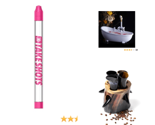 Sip in Style: Quirky Shot Glasses Collection cover photo collage