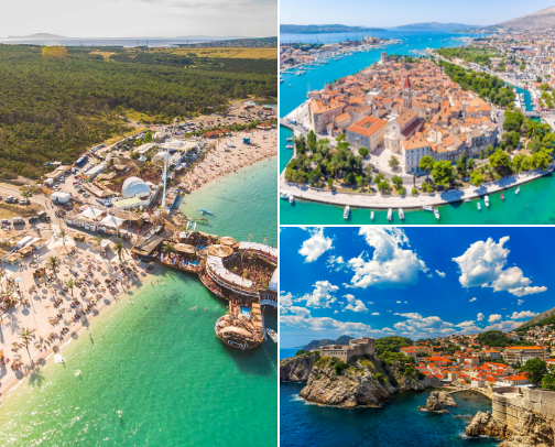 The best places to visit in Croatia this summer cover photo collage