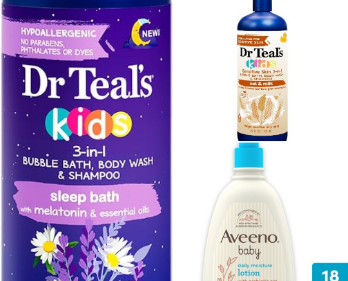 Go-to toddler bath essentials ✨ (eczema friendly) cover photo collage