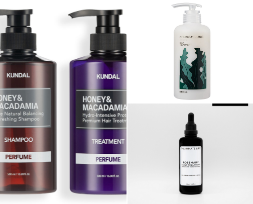 Clean haircare cover photo collage