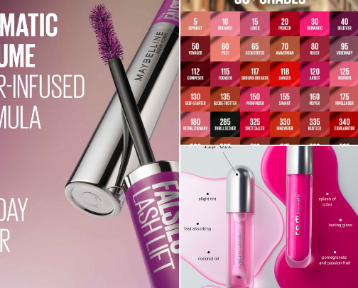 My Favorite Makeup Recos cover photo collage