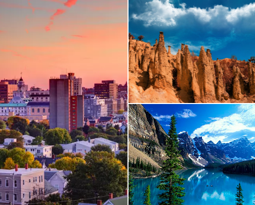 planning your next trip out of town? here are some of my favorite places that i have been to & want to go to✨🍀 cover photo collage