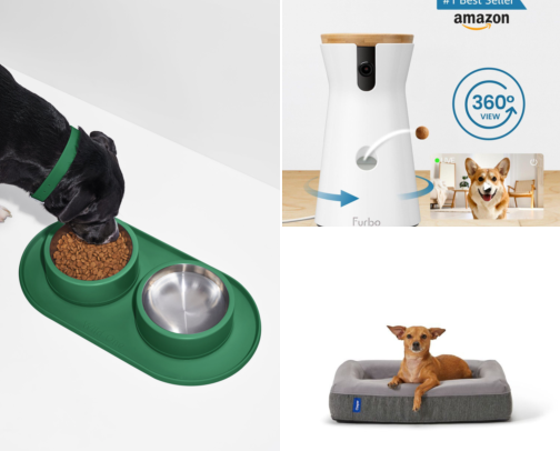 Orthopedic Dog Beds, Smart Pet Tech & Daily Walk Must-Haves cover photo collage