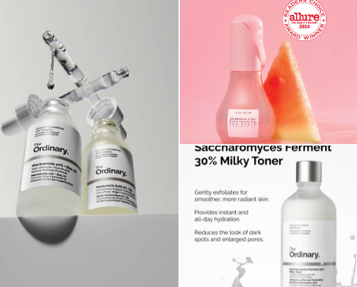 skincare holy grail cover photo collage