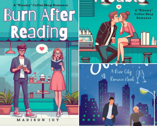 Free PDF - Burn After Reading: A "Steamy" Coffee Shop Romantic Comedy (The Barista Series Book 1) picks cover photo collage
