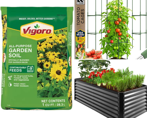 Garden essentials cover photo collage