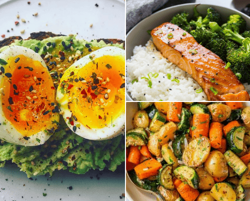 Healthy Food cover photo collage