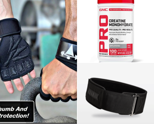 Must have gym essentials for beginners cover photo collage
