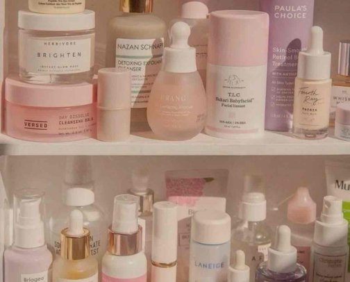 skincare✨ cover photo collage
