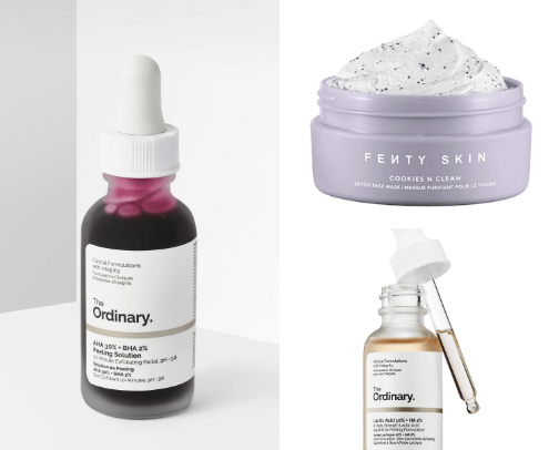 facial care cover photo collage