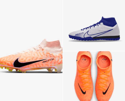 Football boots cover photo collage