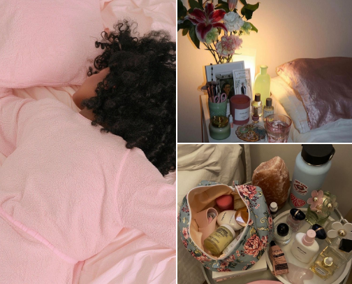 What You’ll Find On My Nightstand As A Curly Girl cover photo collage