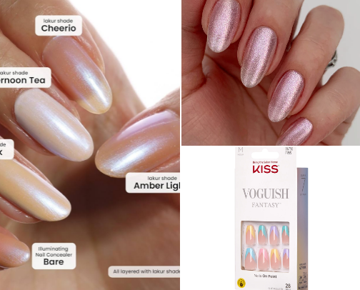Painting doesn't have to be on canvas, it can also be done on nails cover photo collage