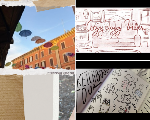 My art blog cover photo collage