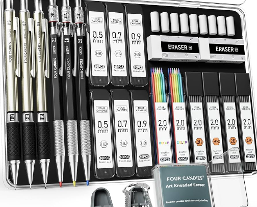 Art materials cover photo collage