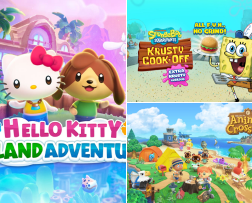Switch games that I could not put down cover photo collage