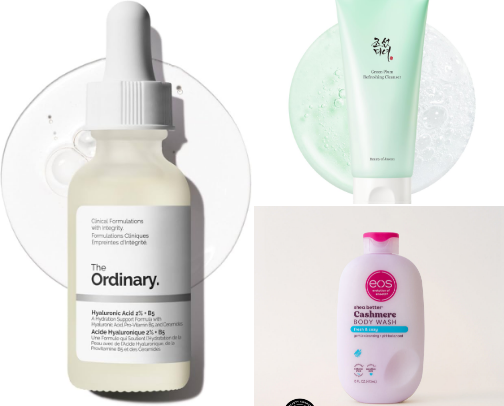 Luxury Skin and Body Care recs cover photo collage
