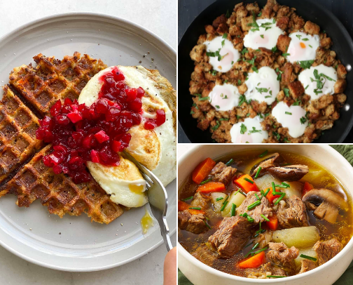 Clever Ways to Use Holiday Leftovers cover photo collage