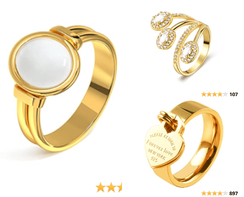 My Amazon Jewelry Picks cover photo collage