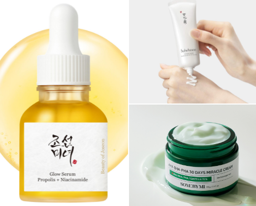 The Korean Skincare Routine Behind Glowy Glass Skin cover photo collage