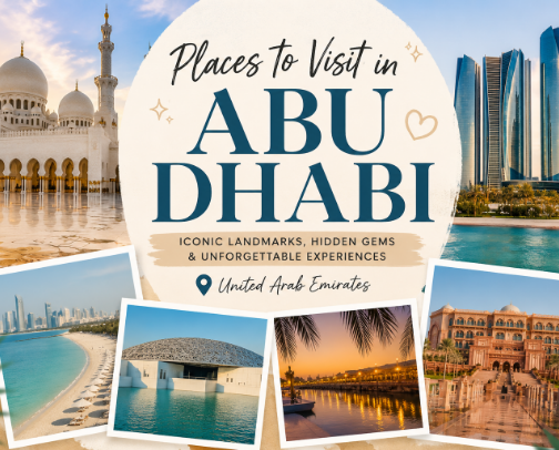 🇦🇪 Places to Visit in Abu Dhabi cover photo collage