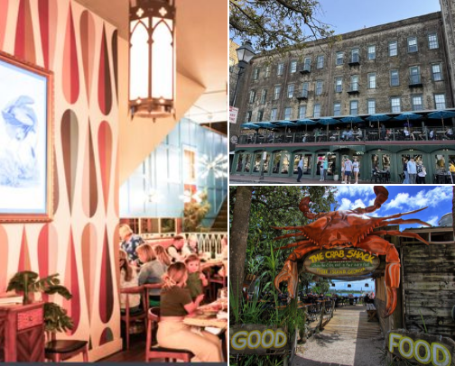 Restaurants you HAVE to make time for in Savannah/Tybee🩵 cover photo collage