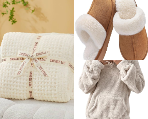 Christmas Gift Box for Her: Cozy Amazon Finds She'll Actually Use cover photo collage