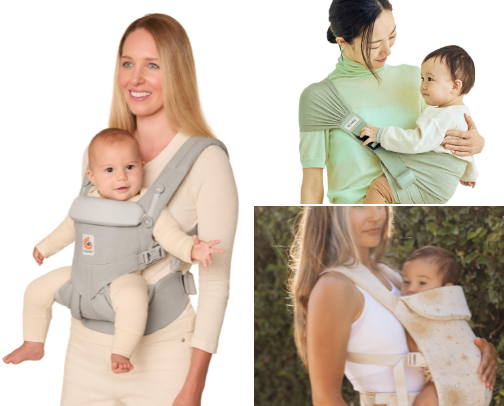 Baby Carriers I Use cover photo collage