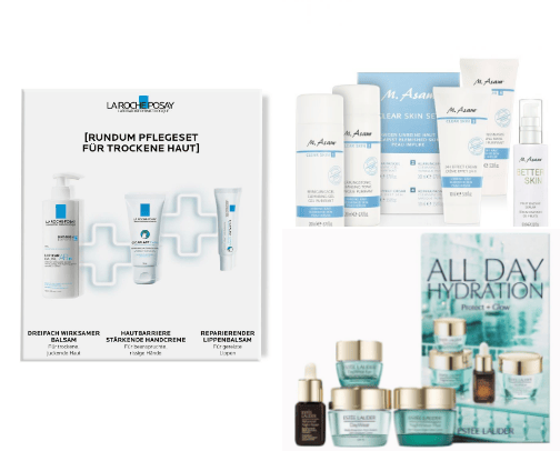 Skin care cover photo collage