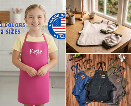 Toddler Aprons That Made My Kid Actually Help Instead of Destroy cover photo collage