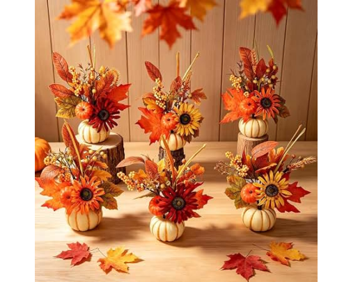 Thanksgiving Table Decor & Centerpieces cover photo collage
