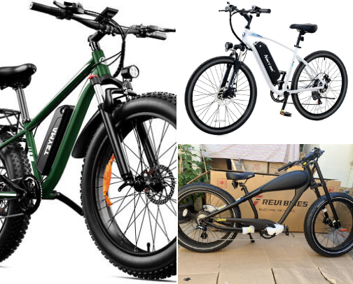 Electronic Bikes cover photo collage