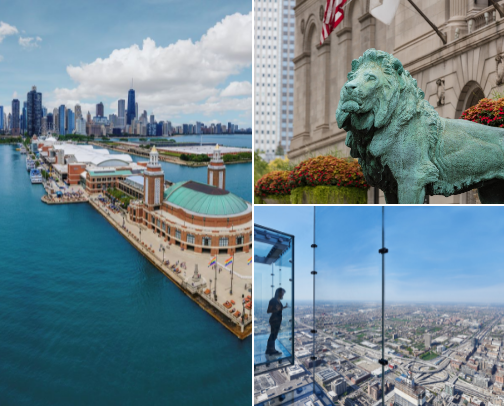 Chicago Hot Spots cover photo collage