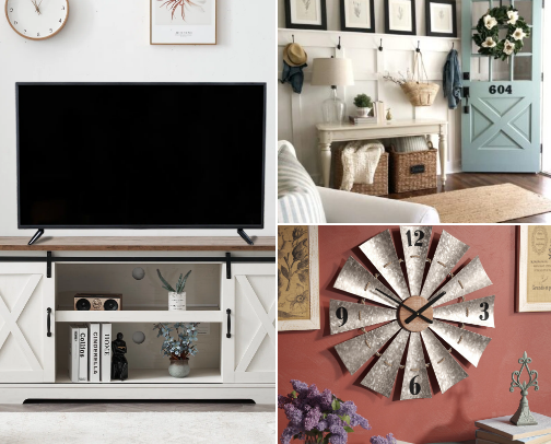 Rustic Roots.....Farmhouse Decor & Furniture cover photo collage