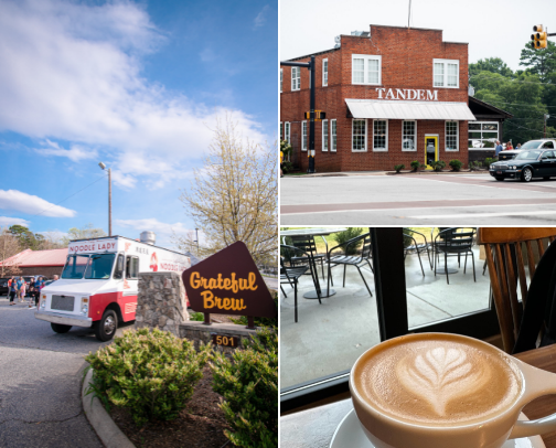☕ Best Coffee Shops & Cafés in Greenville, SC cover photo collage