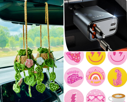 car accessories cover photo collage