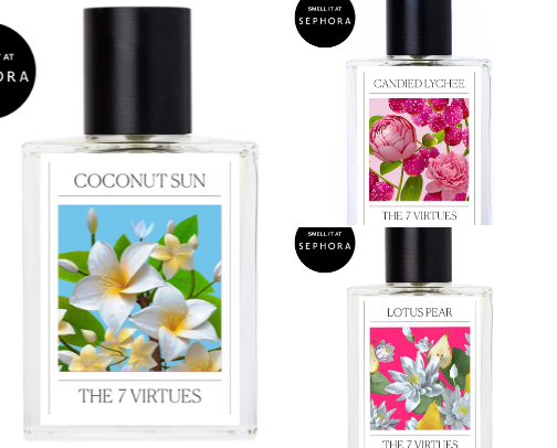 Summer and Vacation Fragrances 🏝️🥭🍍🌺☀️⛱️ cover photo collage