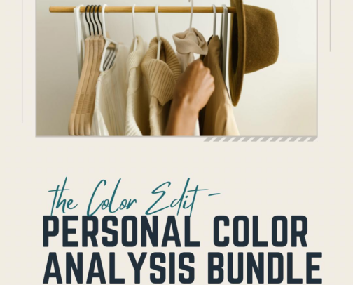 Personal Color Analysis Bundle cover photo collage