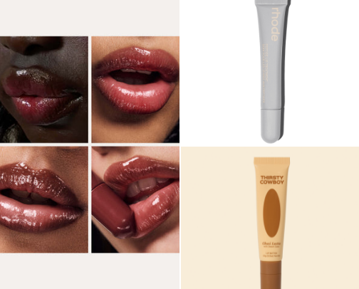 beauty recs 🫧🩷 cover photo collage