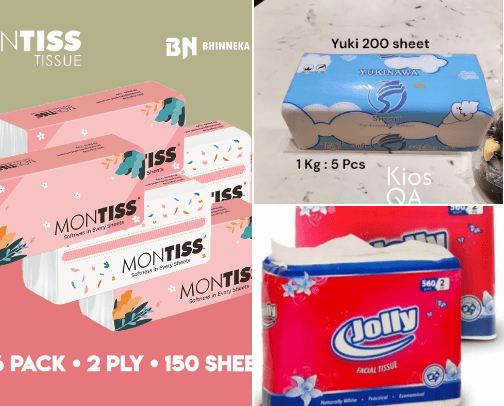 Rekomendasi tissue cover photo collage