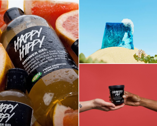 Run Don’t Walk to Lush! cover photo collage