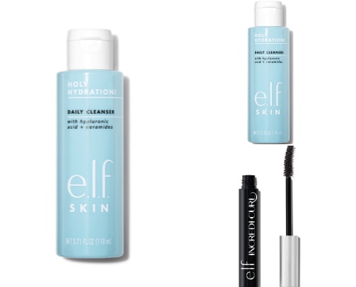 Elf cosmetic cover photo collage