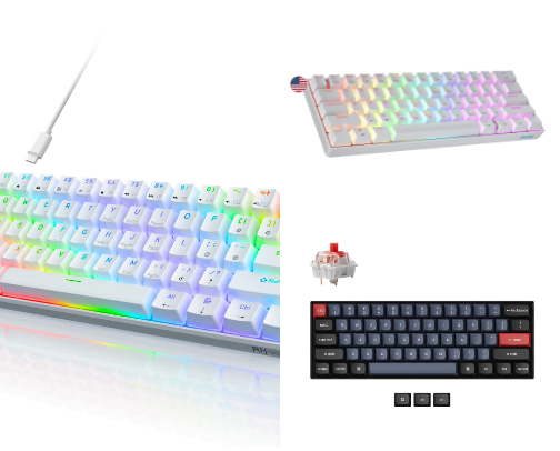 Best Aesthetic Mechanical Keyboards Under $100 cover photo collage