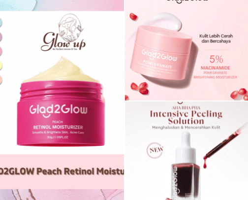 Glad2Glow cover photo collage