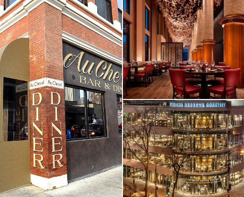 Chicago Bites and Buzzes🌭🍔🌃🚇⚡️ cover photo collage