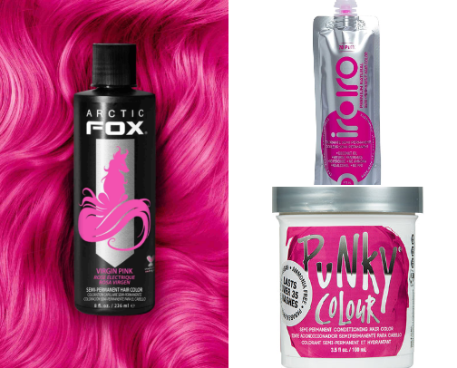 Pink hair dye 💓 cover photo collage