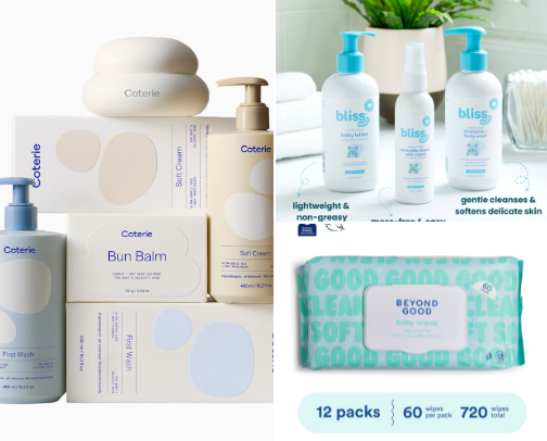 Baby Skincare Essentials ✨ cover photo collage