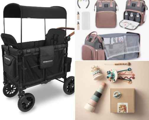 Best Toddler + Baby Essentials for On-the-Go Moms 👶🏻👧🏽🧒🏼 cover photo collage