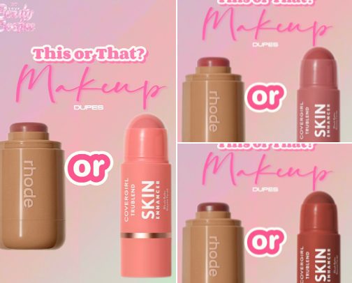 Sold out (Rhode) blush alternatives! cover photo collage