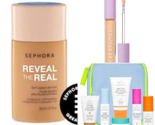 Makeup & skincare cover photo collage